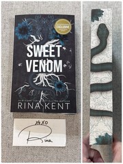 Sweet Venom Rina Kent Barnes & Noble Exclusive Signed Sprayed Edge Couple Art