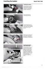 BERNINA 1020-1030 Sewing Machine User Manual In COLOR, TOUGH COVERS, WIRE BOUND