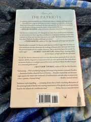 THE PATRIOTS SANA KRASIKOV HARDCOVER BRAND NEW ***FREE SHIPPING***