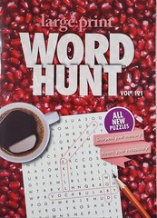 PAPP Large Print Word Hunt Puzzle Books, Largest Selection of Volumes, You Pick!