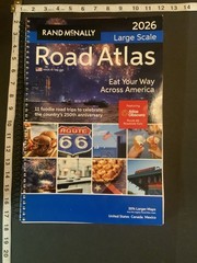 Rand McNally Road Atlas Large Scale 2026 : United States, Canada, Mexico…