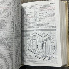 New King James NIV Study Bible Compact Zondervan Green Sand Faux Leather Bound