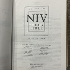 New King James NIV Study Bible Compact Zondervan Green Sand Faux Leather Bound