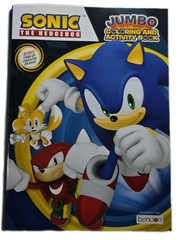 Sonic Coloring Book for Kids 80 Detailed Pages Coloring & Activity Book New