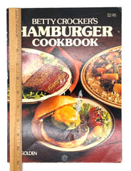 Betty Crocker Hamburger Cookbook Vintage 1977-72 pages Golden- See Video