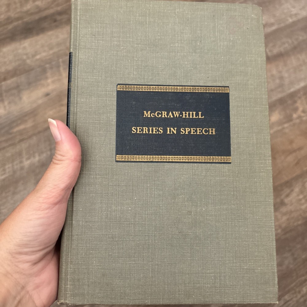 mcgraw hill series in speech