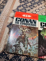 LOT of 5 VTG CONAN Lancer PB BOOK Robert Howard & L. Sprague de Camp 1960s ~NM~