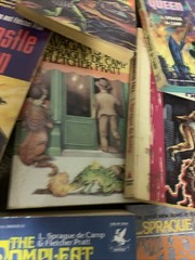 L. Sprague De Camp Vintage 1960s-70s Fantasy Sci-Fi PB Book Lot of 10 Good
