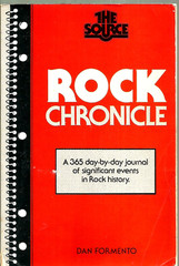 „Rock Chronicle“ by Dan Formento (1982) Paperback