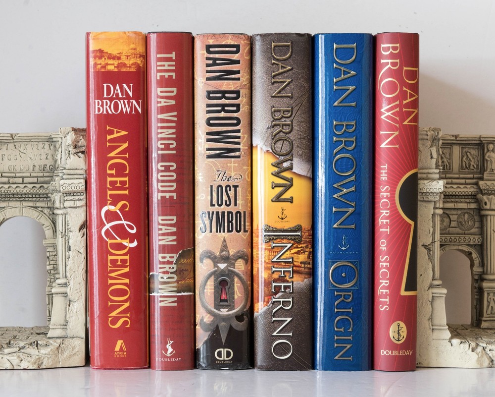 Dan Brown ROBERT LANGDON Complete Series Lot of 6 (#1-6) Set HC HARDCOVER Books