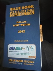 The Blue Book Building/Construction Dallas/Ft. Worth 2013 Hardcover