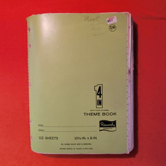 VTG My Recipes CookBook with Handwritten Recipes and Clippings approx 112 pages