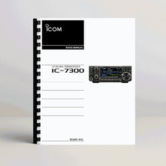 ICOM IC-7300 Transceiver Basic User Manual, 80 pages