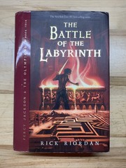 „The Battle Of The Labyrinth“ Hardcover Book-Rick Riordan First Edition Signed