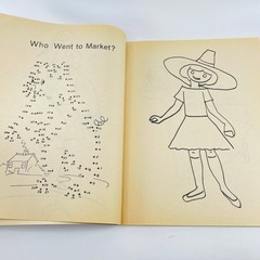 Busy Bee Coloring Book Vintage 29c 1960s Modern Promotions USA Uncolored
