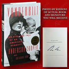 Vanderbilt SIGNED Anderson Cooper (2021,HC,1st/1st) BRAND NEW