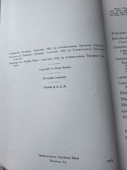 Geometrical Drawing Projection 163 C International Textbook Co. ICS Staff 1935