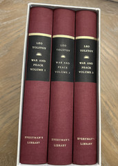 War And Peace 3 Volume Box Set Everyman’s Library Leo Tolstoy HC Germany 1992