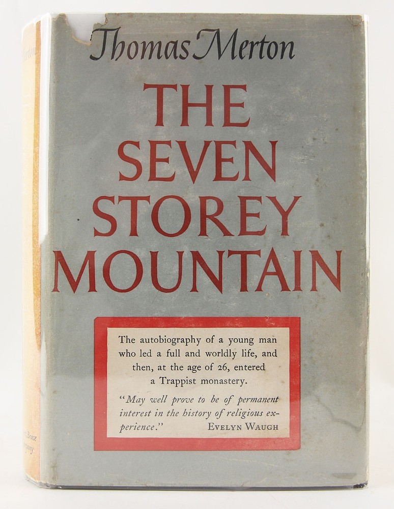 Seven Storey Mountain Thomas Merton 1948 1st Edition 1st State DJ Ordnis Typo HC