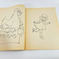 Busy Bee Coloring Book Vintage 29c 1960s Modern Promotions USA Uncolored