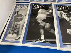 WEIGHTLIFTING-MILO JOURNALS FOR SERIOUS STRENGTH ATHLETES. LOT OF 7. 2000-2001